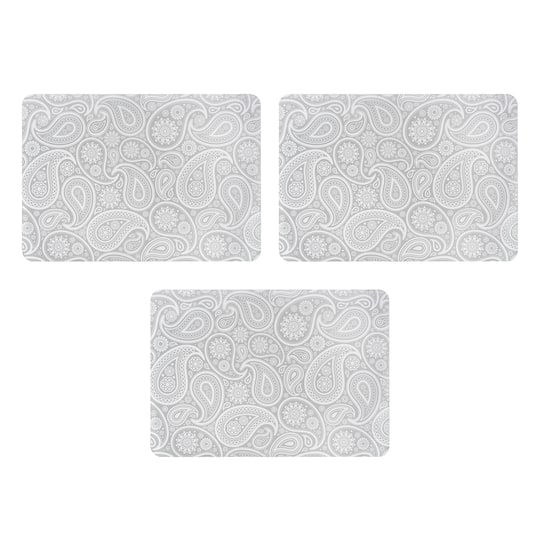 Silver Paisley Cake Boards by Makery®